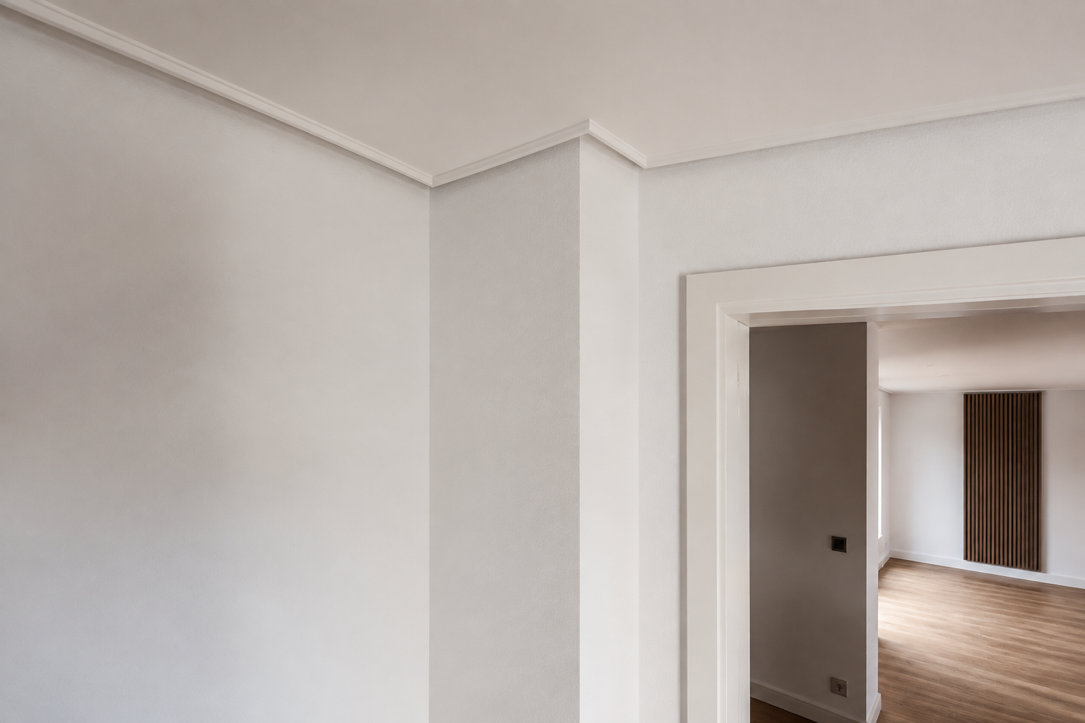 Gestaltungsidee: präzise Wand- und Deckenübergänge im modernen Innenraum