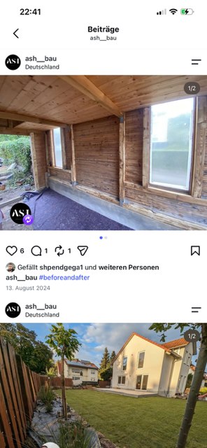 Innenbereich im Ausbau